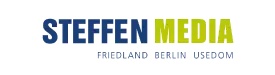 Steffen Media Logo – Kundenprojekt von Yourfilms, spezialisiert auf Medienproduktion für Druck- und Mediendienstleister