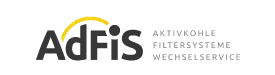 AdFiS – Logo des Unternehmens für Aktivkohle-Filtersysteme und Wechselservice, Kundenprojekt von Yourfilms